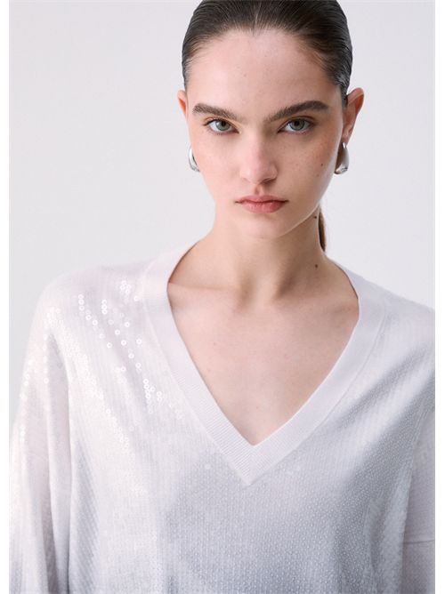 Maglia dégradé con paillettes LIU JO | WF6178MS49I/L9205